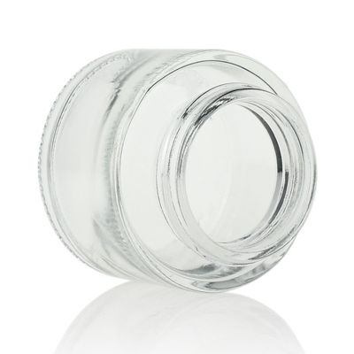 공장 가격 도매 클리어 크림 화장품 용기 유리 50ml 화장품 항아리