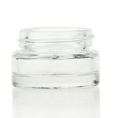 금 뚜껑이 있는 3ml 15ml 20ml 화장용 크림 단지 유리제 공간