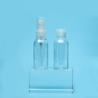 얇은 노즐이있는 투명한 50ml 플라스틱 포장 병 딥 펌프