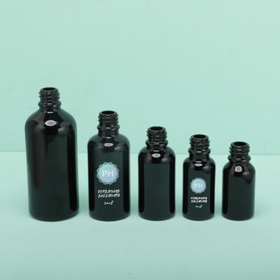 라운드 5ml 대나무 블랙 에센셜 오일 스포이드 병