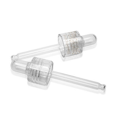 혈청 30ml 용 투명 스포이드 유리 병