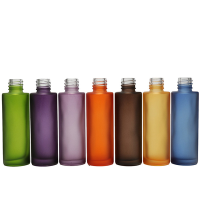 색상 얼음 50ml 빈 혈청 방울 유리 병 기름 포장