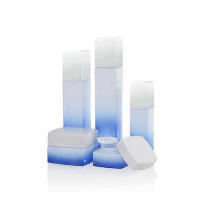 피부 관리 화장용 유리제 단지 주문 색깔 회화 포장 단지 콘테이너 20G 50G