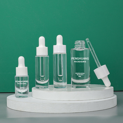 5ml 10ml 30ml Glass Serum Bottle Cosmetic Packaging Glass Dropper Bottles