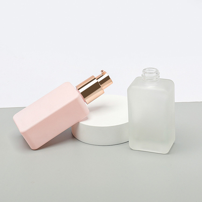 30ML 비어 있는 재단 유리병 스퀘어는 얼어붙은 화장용 패키징을 깨끗이 합니다