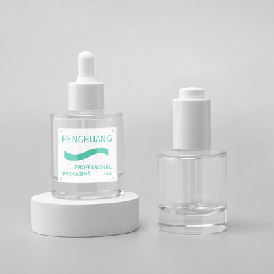 혈청 글라스 정유는 적하관 보틀 화장품 피부 관리 패키징 1OZ 30 밀리람베르트를 비웁니다
