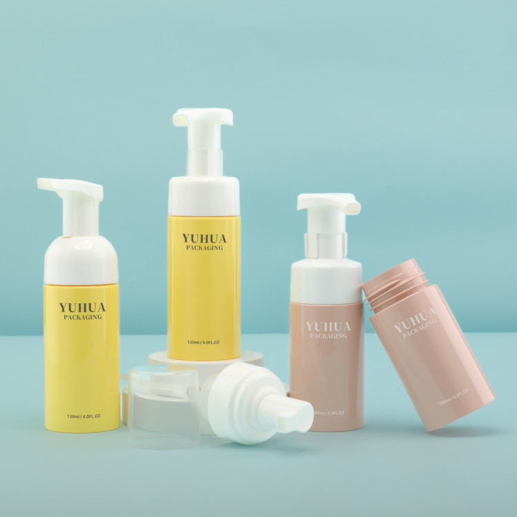손 세척 액체 얼굴 세척제 비누를 위한 관례 100ml 120ml 플라스틱 주형 펌프 병
