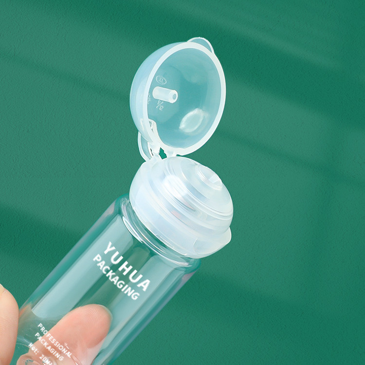 15ml Cylinder Plastic Packaging Bottles Customized Logo Cosmetic Plastic Flip Cap Bottle
