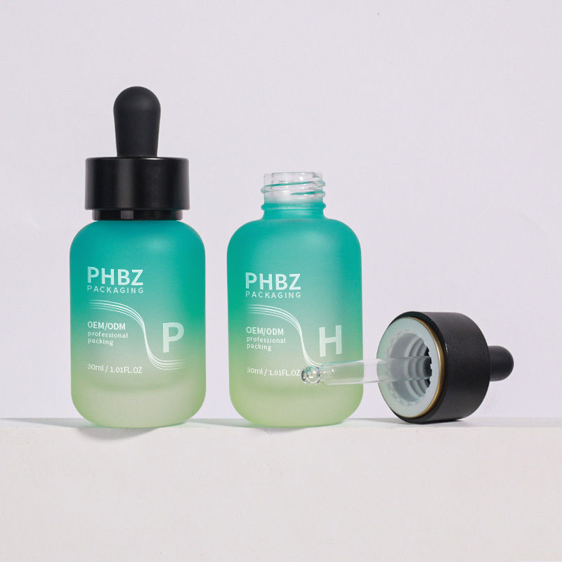 고객 요구 사항에 따라 혈청 분비병 병 30ml 유리 둥근 매트 분비병 뚜?? 종류 내구성 및 패키지 옵션