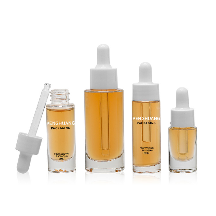 5ml 10ml 30ml Glass Serum Bottle Cosmetic Packaging Glass Dropper Bottles