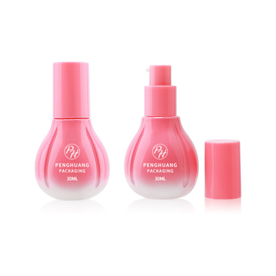 30ml 세럽 및 톤어 주문 로고 크림 로션 펌프와 유리 병