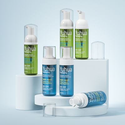 샤워 젤 폼 펌프 병 무료 병을 제공 할 수 있습니다 누출 방지 디자인 쉽게 재충전 용기 욕실 및 여행에 이상적입니다