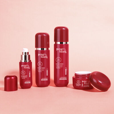 화장품 용 고급 유리 포장 병