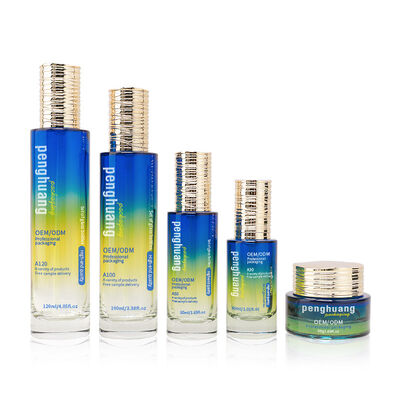 Coated Cosmetic Packaging Set Custom Round Packaging Solutions Providing Elegant Presentation and Protection for Cosmetics