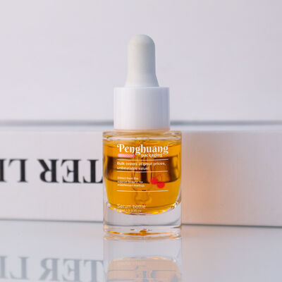 화장품 스킨케어 및 에센셜 오일용 맞춤형 캡 실링 타입 캡 포장 옵션이 있는 슬리버 드로퍼 세럼 드로퍼 병