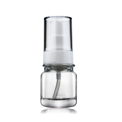 펌프를 가진 30ml 둥근 명확한 혈청 로션 기초 유리병을 포장하는 화장용