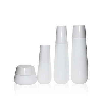 스킨케어 포장을 위해 비어 있는 우유 백색 50g 100ml 150ml 단백석 유리병