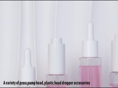 맞춘 명백한 실린더 30 밀리람베르트 40 밀리람베르트 50 밀리람베르트 60 밀리람베르트 혈청 로션 병 패키징