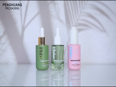 화장용 패키징을 위한 인쇄 유리층 1 온스 공상적 혈청 적하관 보틀