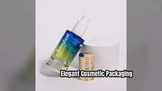 고급 화장품 포장 맞춤형 원형 병